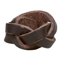 Leather Plaited Woggle